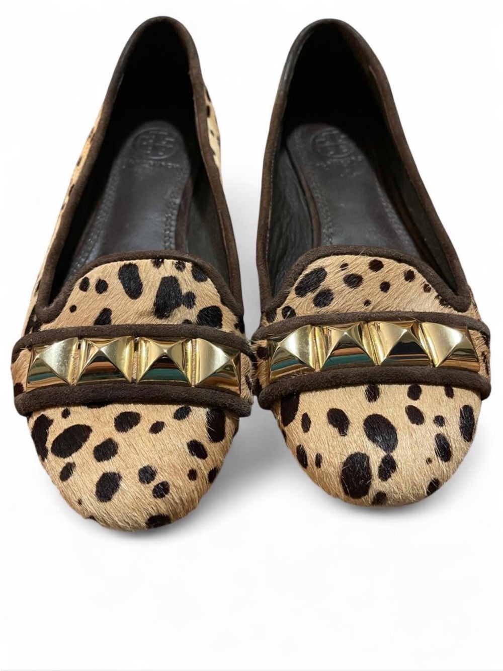 Authentic Tory Burch Asher Studded Smoking Slippers / Loafers Size 6.5 - Picture 2 of 8